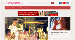 Desktop Screenshot of cahayaislam.net